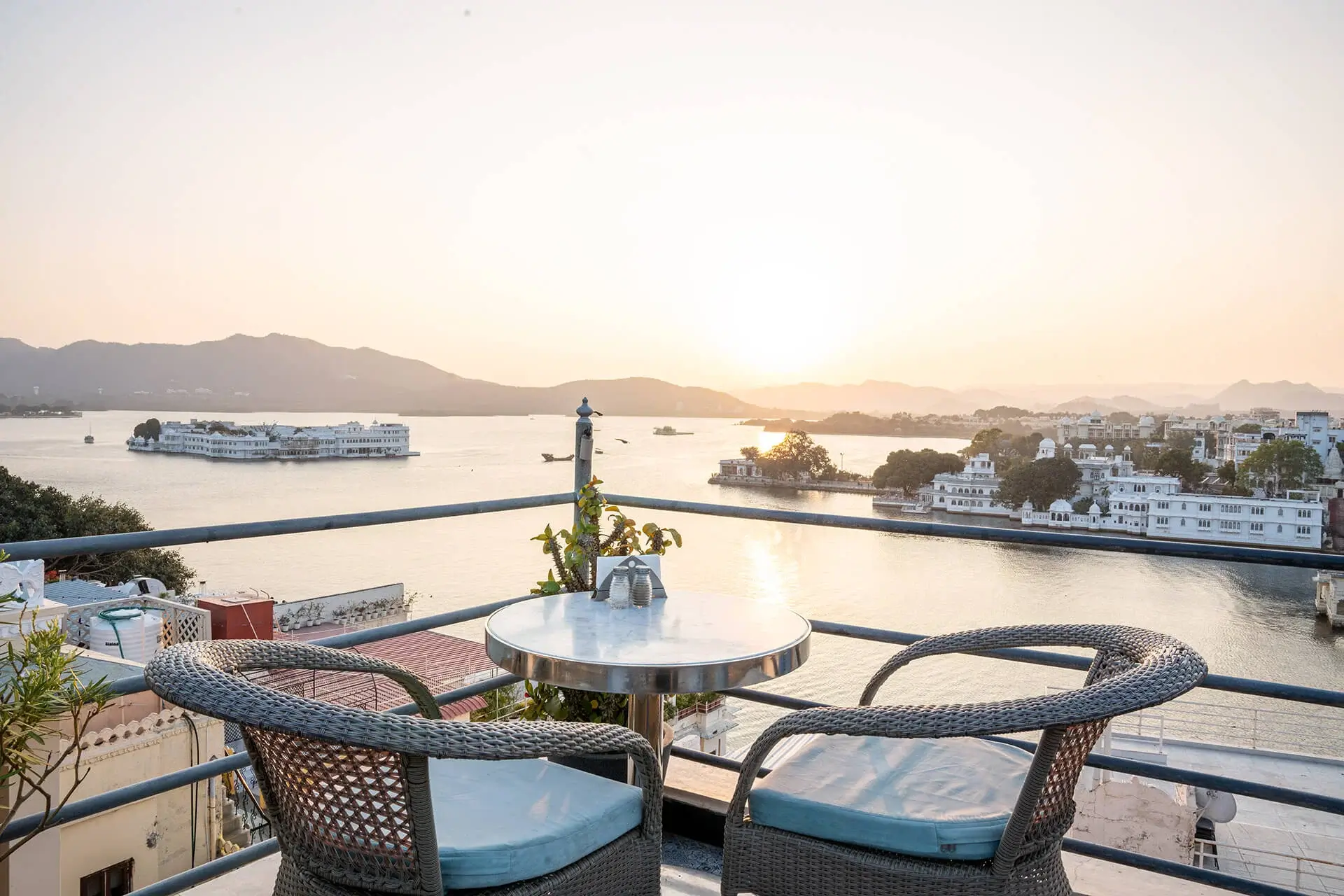 Udaipur rooftop café